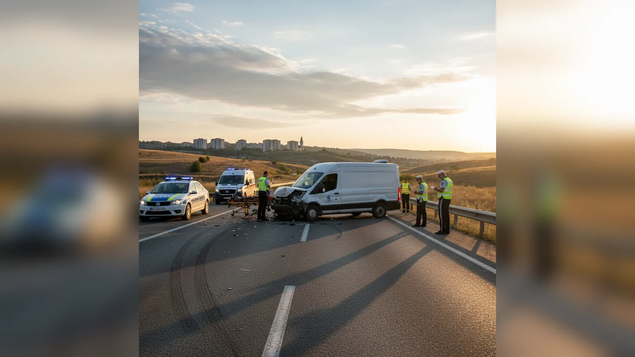 Accident grav pe șoseaua de centură din Alba Iulia