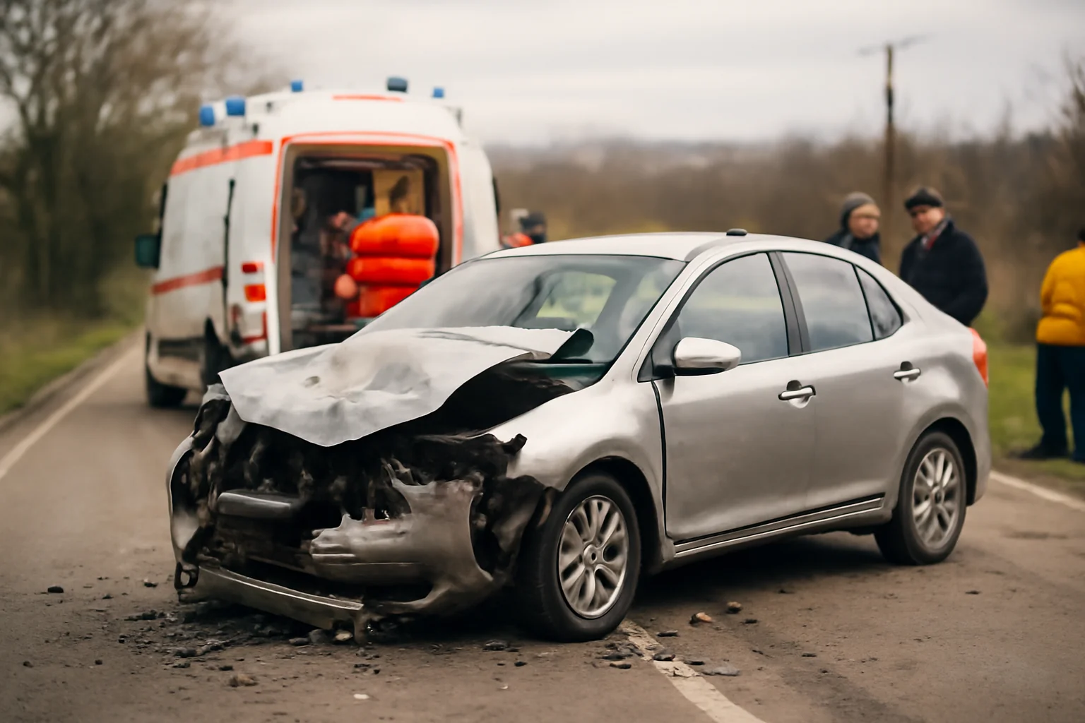Accident rutier pe strada Tudor Vladimirescu din Alba Iulia: o persoană rănită, transportată la spital