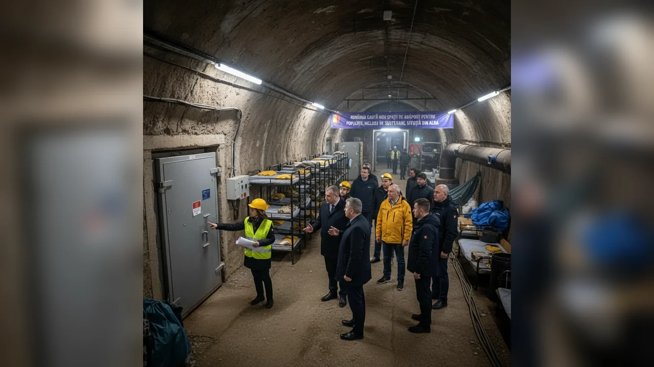 Alba explorează opțiuni de refugii subterane și alte locații pentru protecția locuitorilor din România