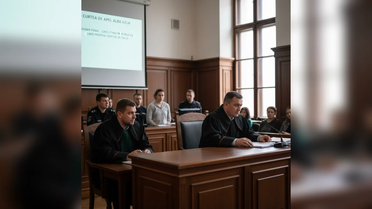 Alba Iulia: Curtea de Apel dispune executarea în România a unei pedepse pronunțate în Italia