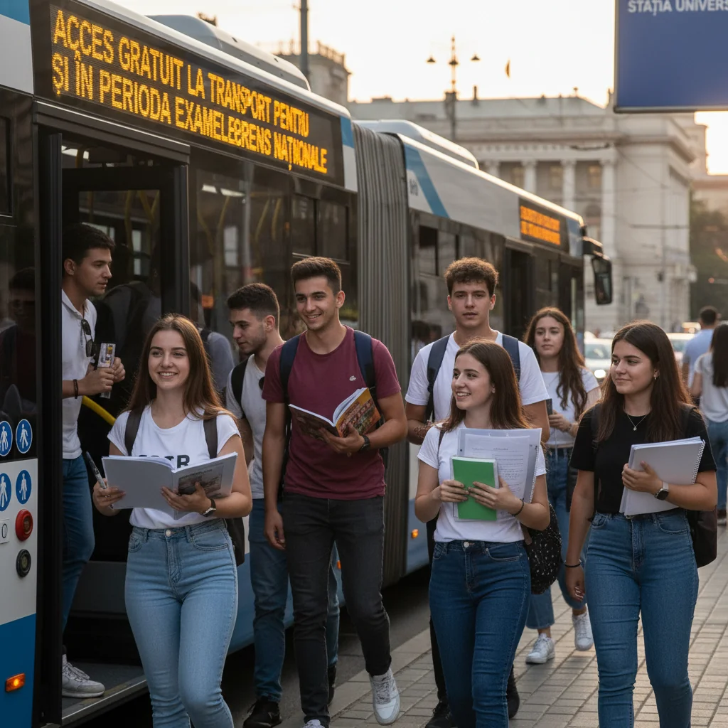 Alba Iulia: elevii vor avea transport gratuit și în timpul examenelor naționale, după o lege adoptată de Parlament