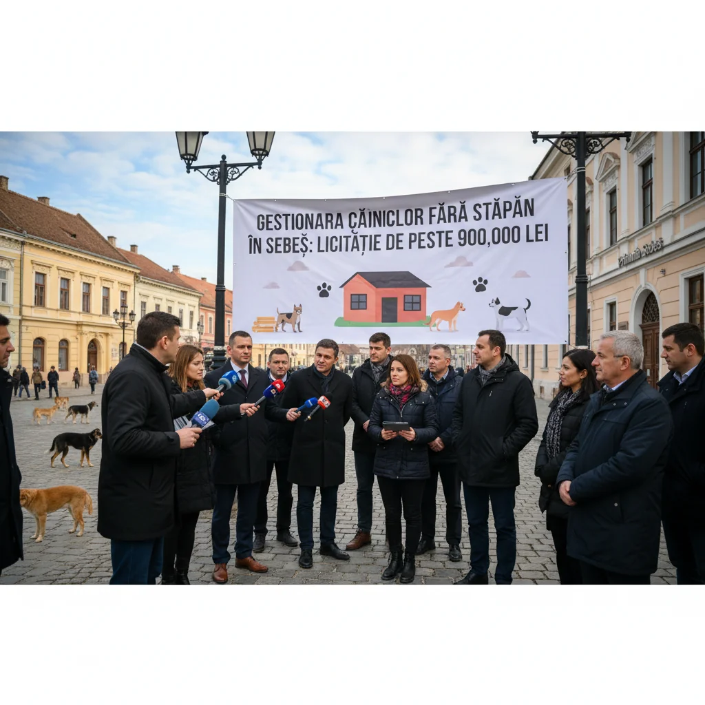 Alba Iulia: procedură de concesiune la Sebeș pentru gestionarea câinilor fără stăpân, contract estimat la peste 900.000 de lei