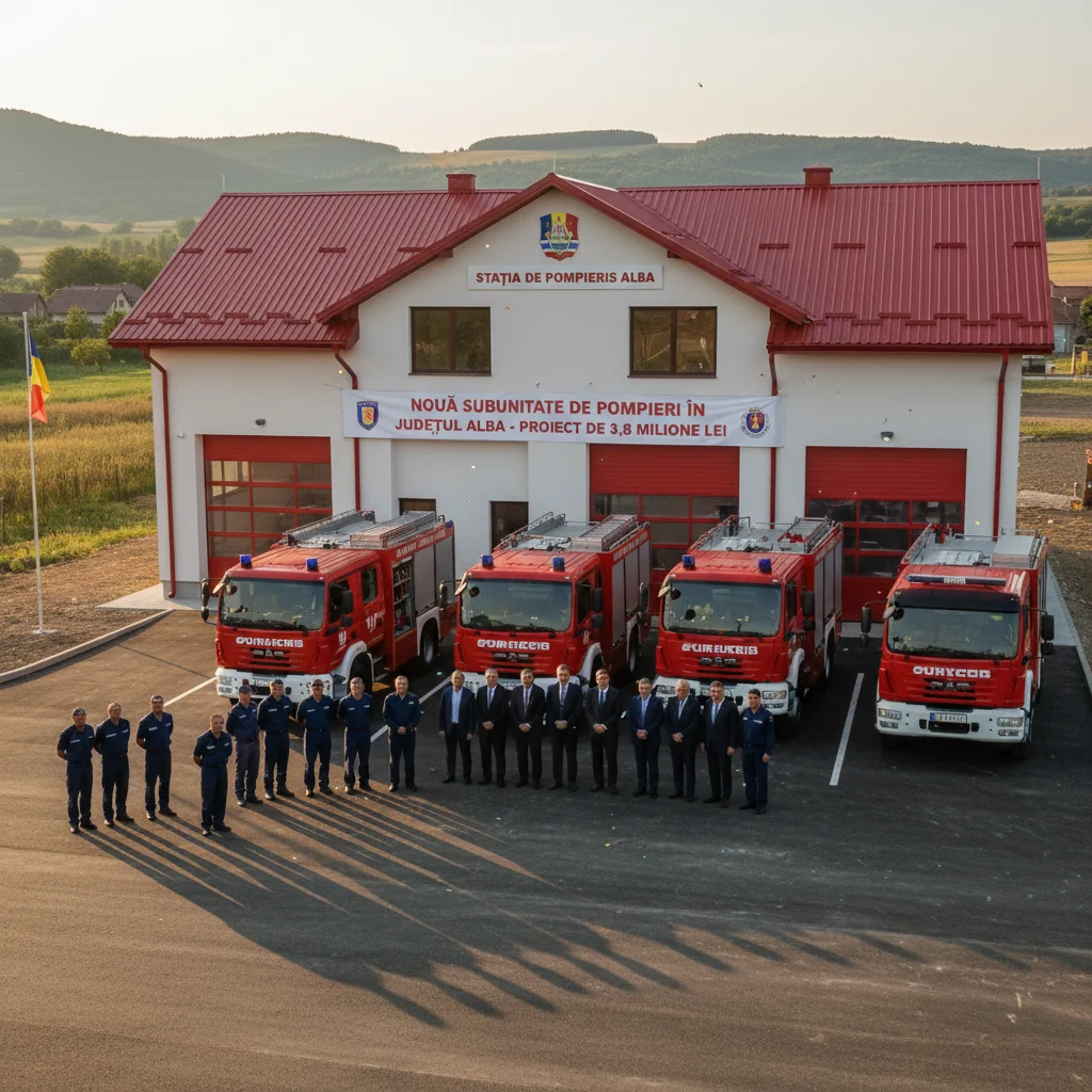 Alba Iulia: proiect de peste 3,8 milioane de lei pentru o nouă subunitate de pompieri în județ