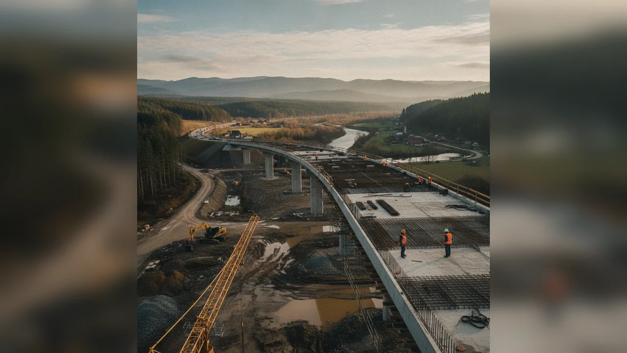 Autostrada Transilvania: Două loturi blestemate gata în noiembrie 2026