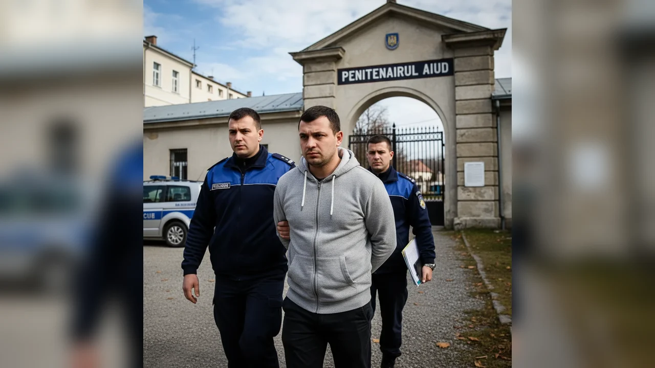 Bărbat de 31 de ani din Alba Iulia, escortat la Penitenciarul Aiud pentru executarea unei pedepse cu închisoarea