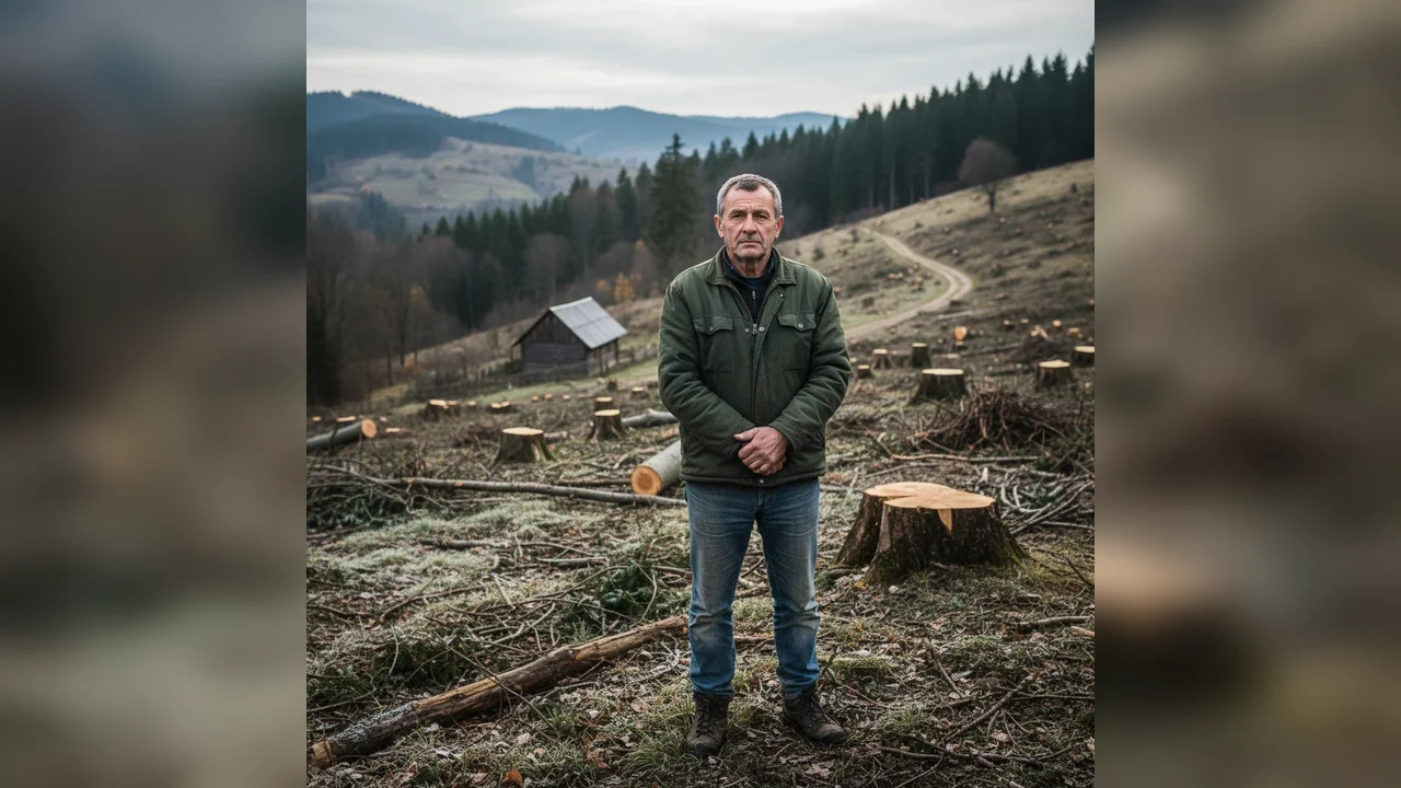 Bărbat din Alba, condamnat cu executare după ce a tăiat copaci acum peste patru ani