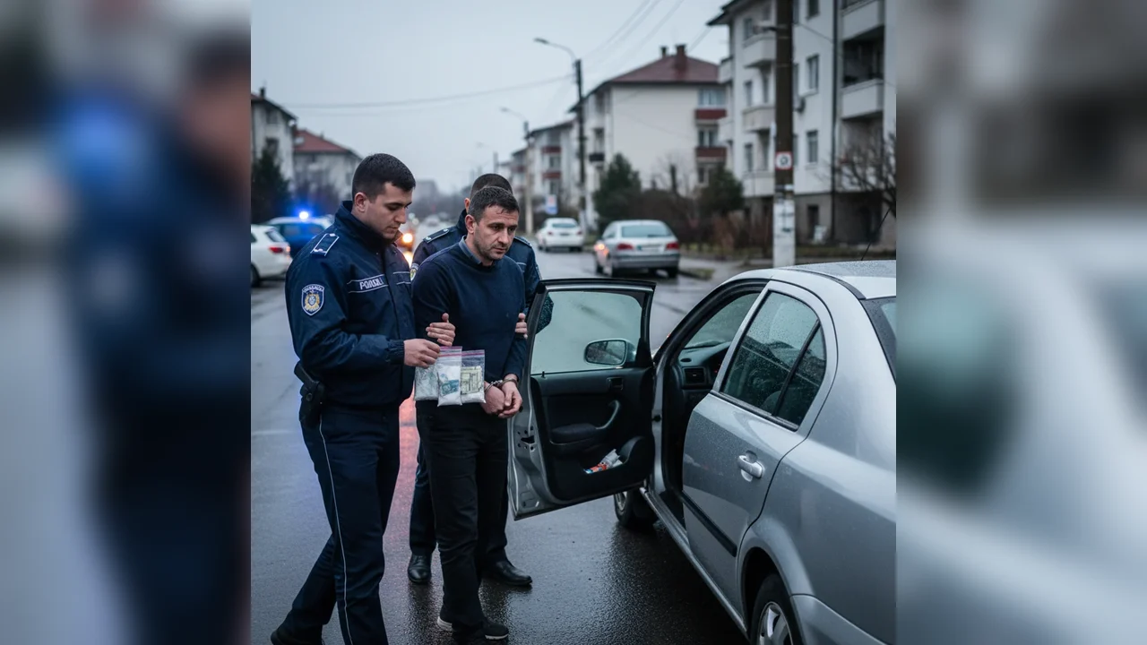Bărbat din Alba, reținut în trafic de polițiști în timp ce conducea o mașină – ce au descoperit forțele de ordine