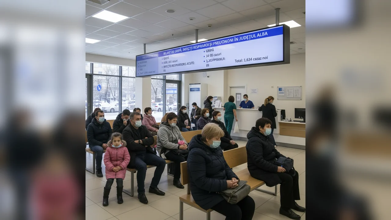 Bilanțul cazurilor de gripă și infecții respiratorii în Alba Iulia și județul Alba pentru săptămâna 5–11 ianuarie 2026