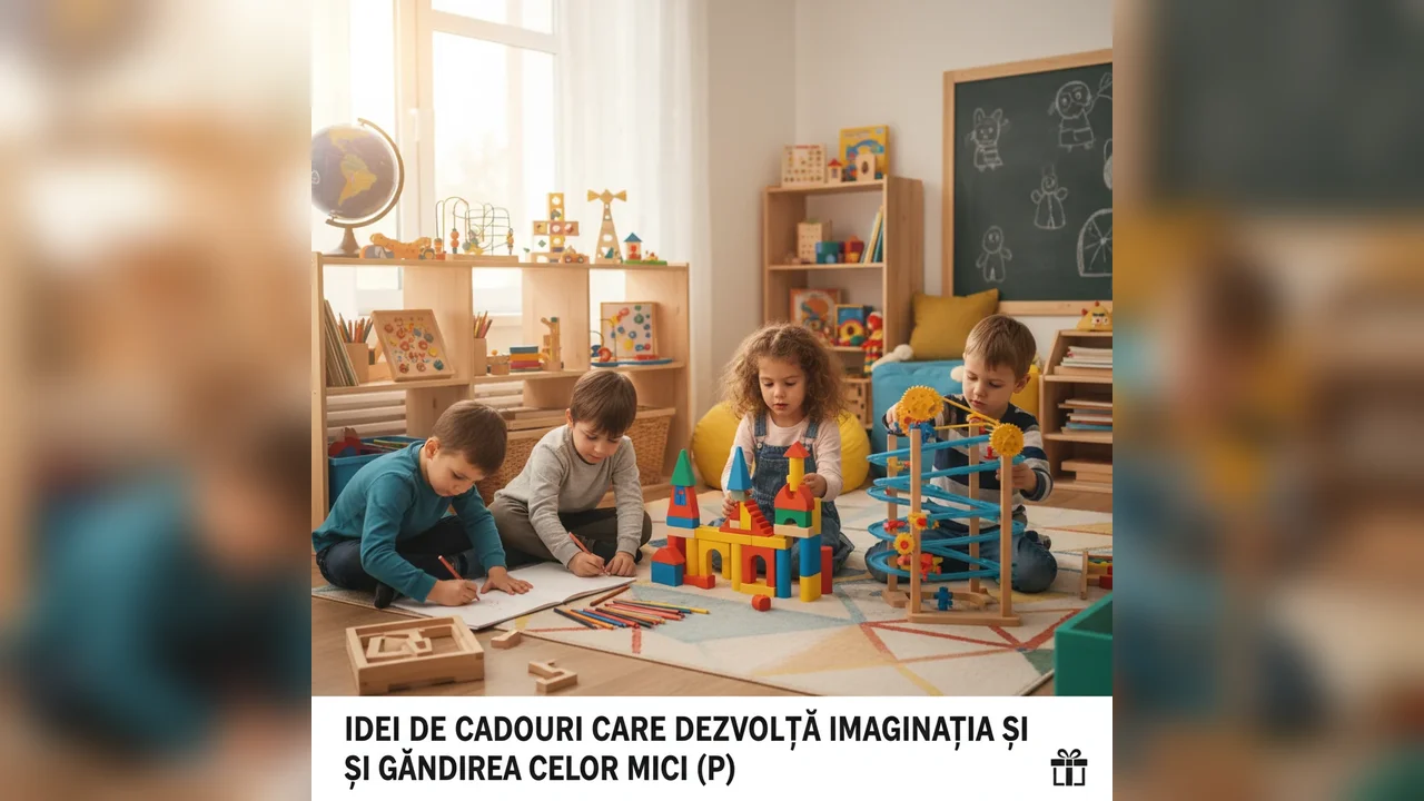 Cadouri educative care stimulează imaginația și gândirea copiilor mici (P)