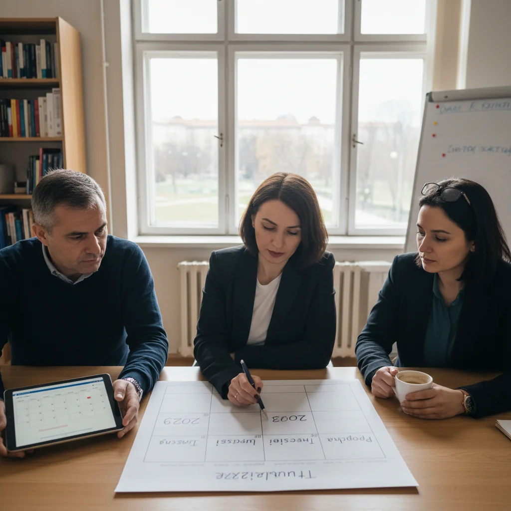 Calendar oficial cu datele pentru înscrieri, inspecții și proba scrisă