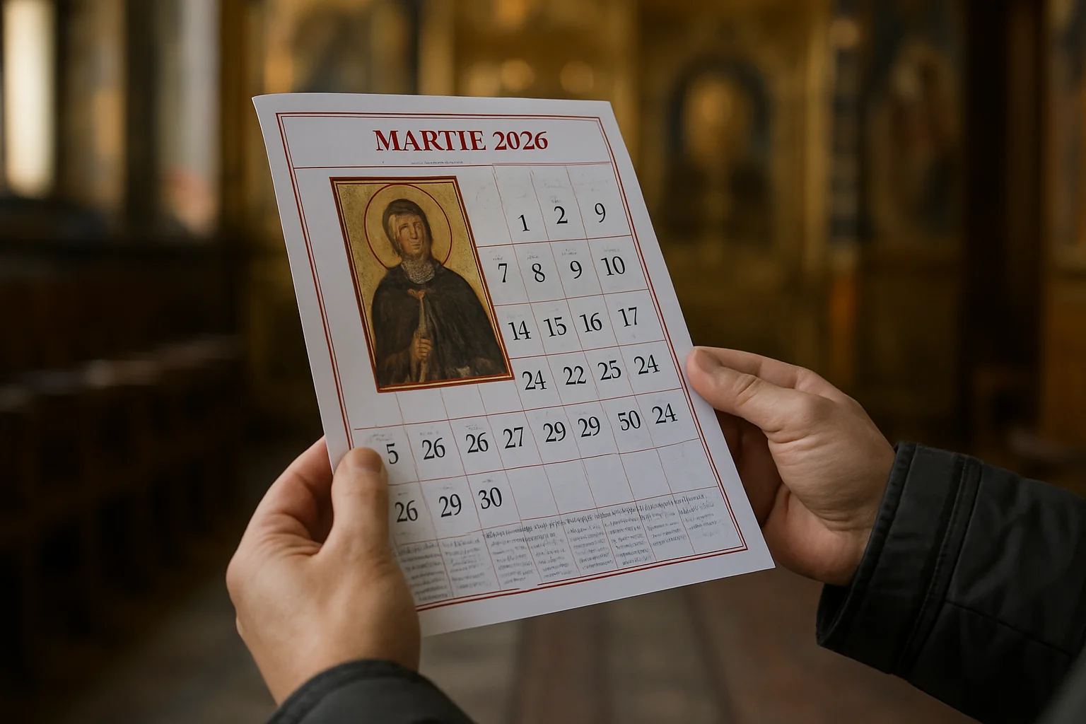 Calendar ortodox – 2026-03-05