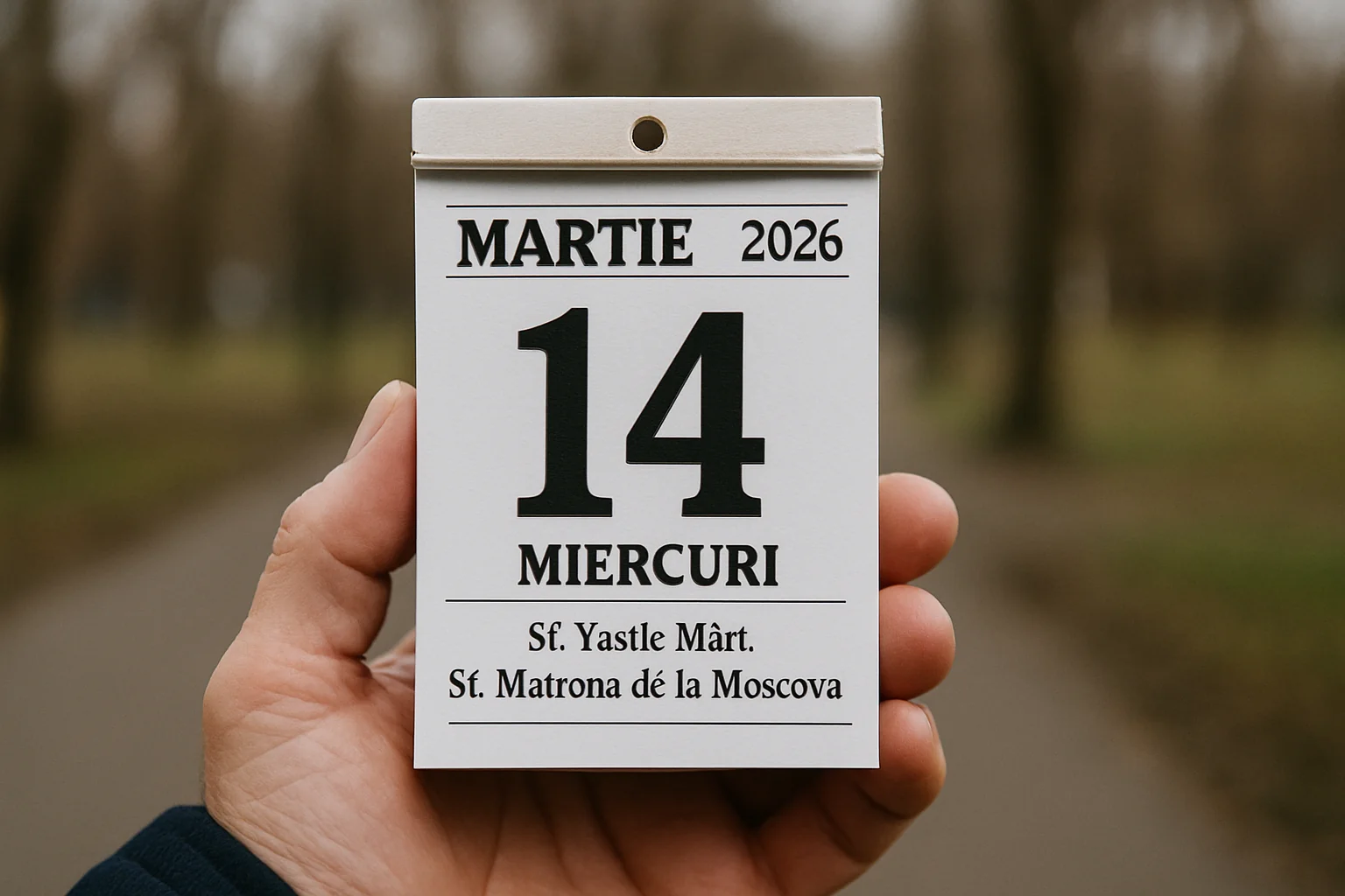 Calendar ortodox – 2026-03-14