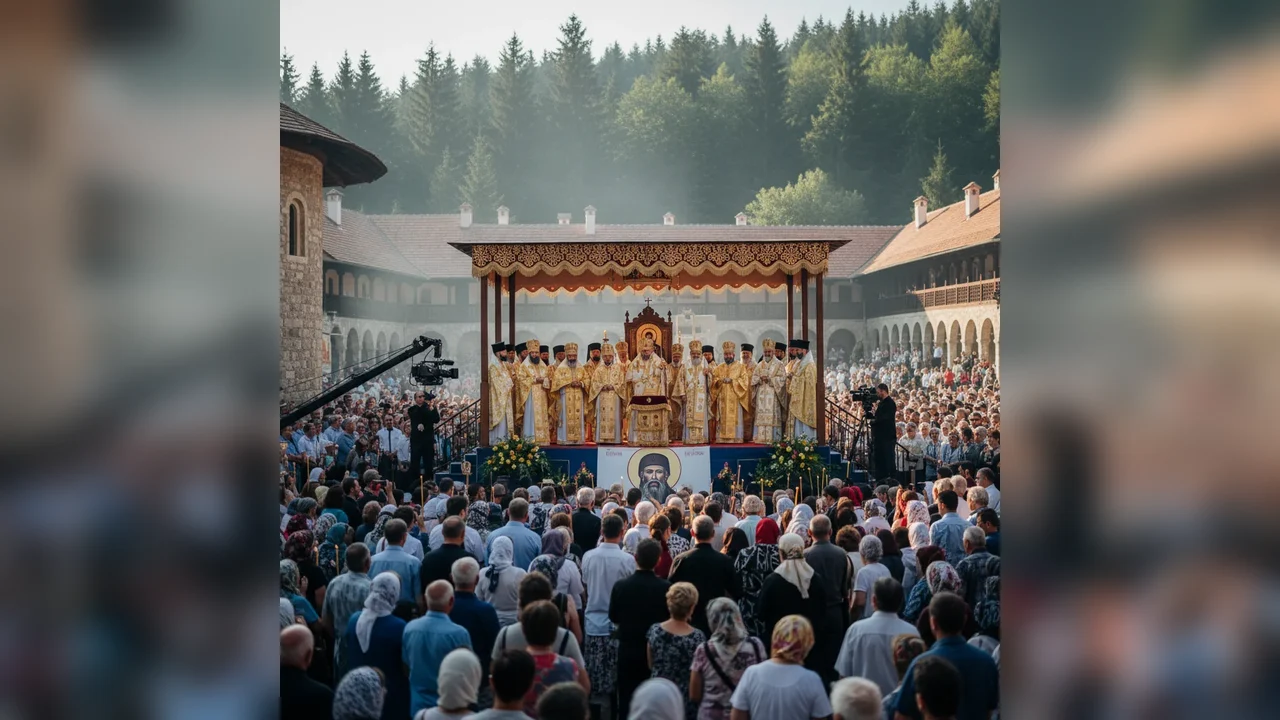 Canonizarea Sfântului Arsenie Boca la Mănăstirea Prislop, în prezența a 30 de episcopi – VIDEO cu momente impresionante