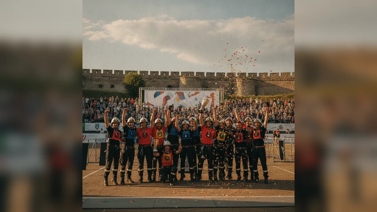Câștigători desemnați la Competiția Pompierilor în Alba Iulia