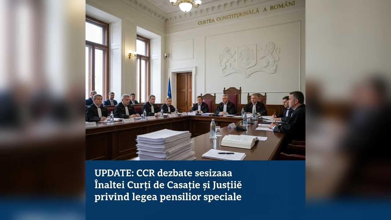 CCR discută sesizarea ÎCCJ privind legea pensiilor speciale