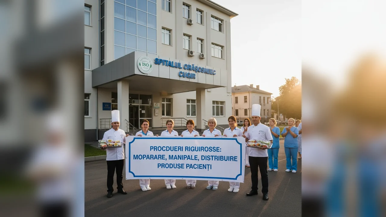 Certificare ISO pentru siguranța alimentară la Spitalul Cugir