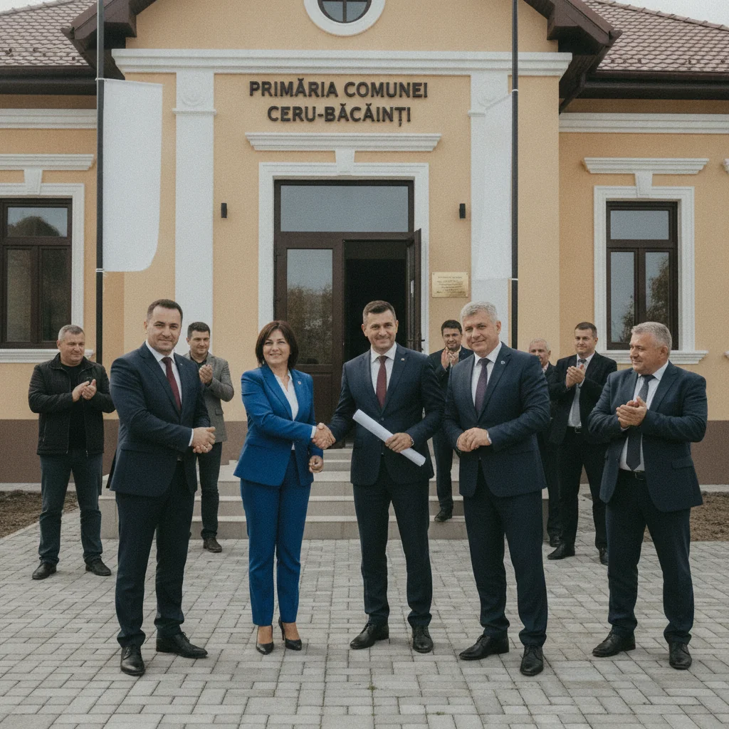 Ceru Băcăinți: reabilitarea primăriei, proiect PNRR de 700.902 lei