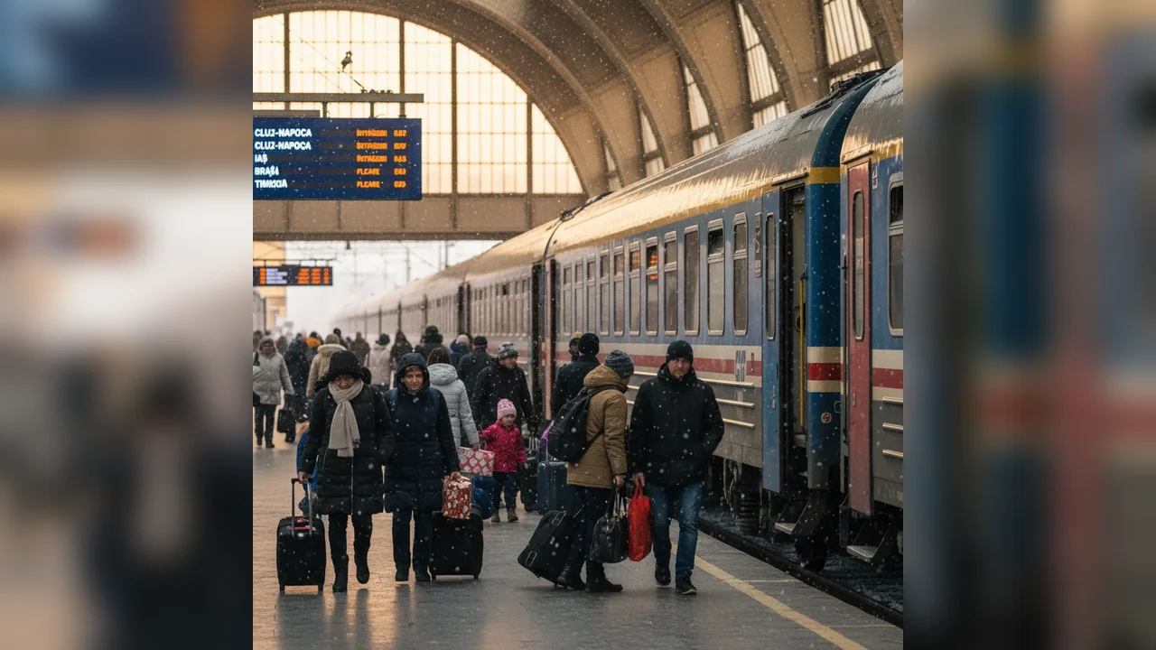CFR Călători adaugă vagoane suplimentare pe cele mai aglomerate rute de sărbători de iarnă