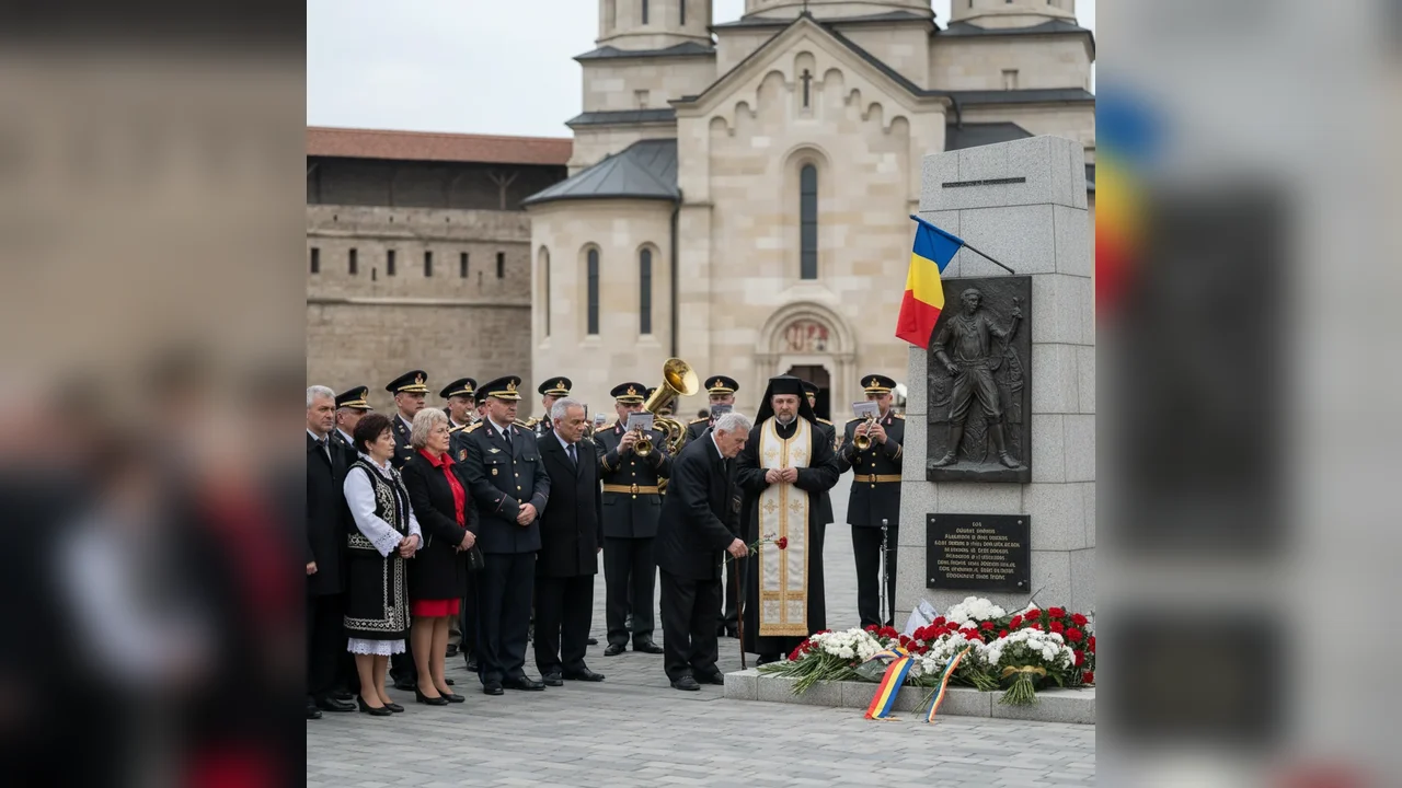 Comemorare la Alba Iulia pentru un rănit în Revoluția din 1989