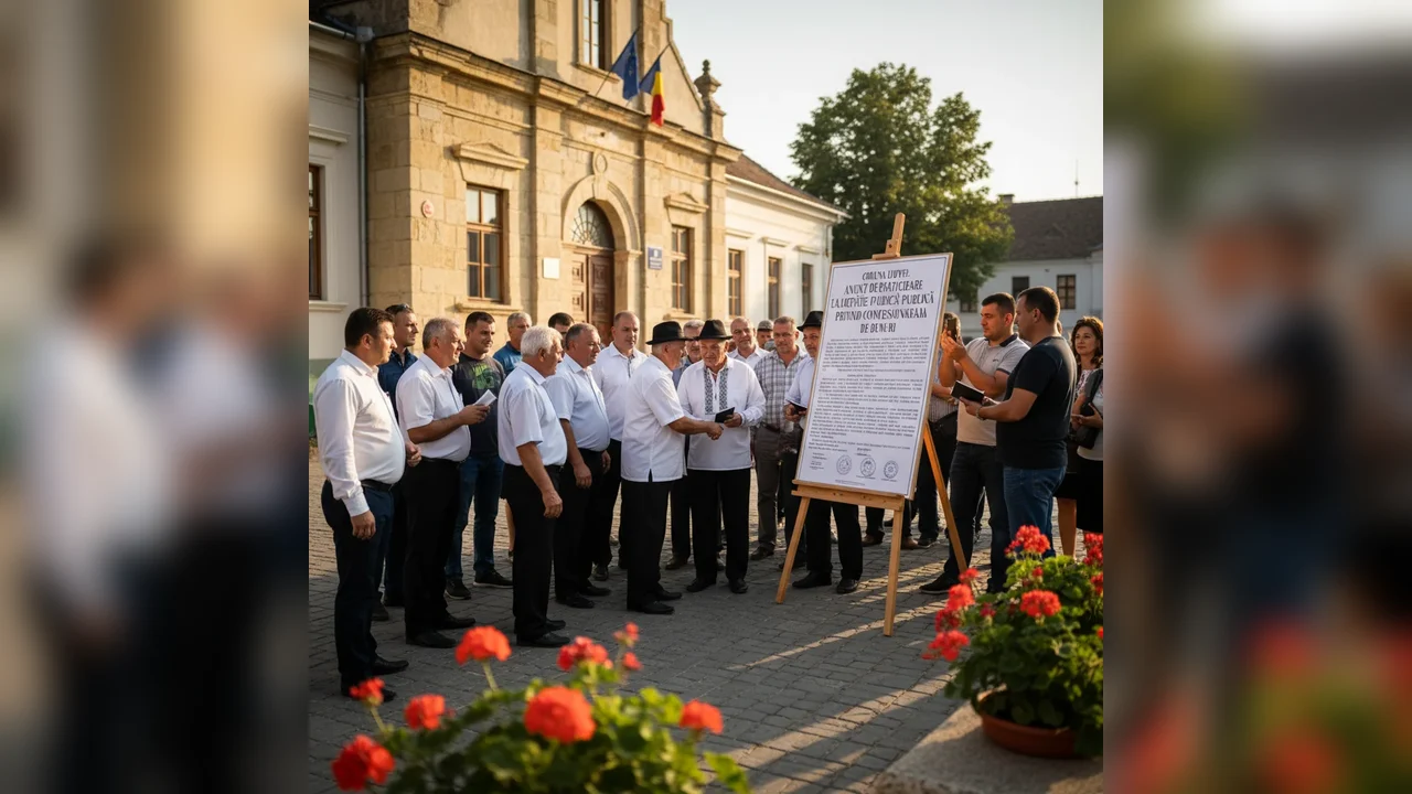 Comuna Jidvei anunță licitație publică pentru concesionarea bunurilor locale