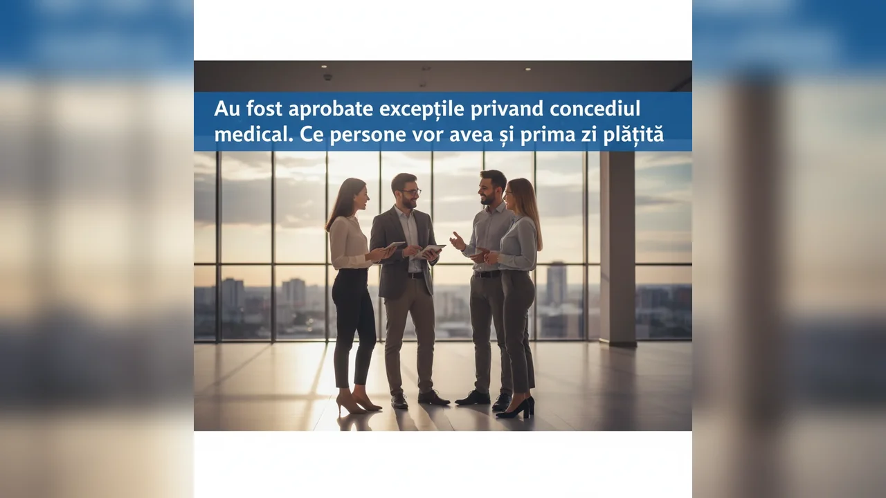 Concediul medical: Primești prima zi plătită dacă ești eligibil