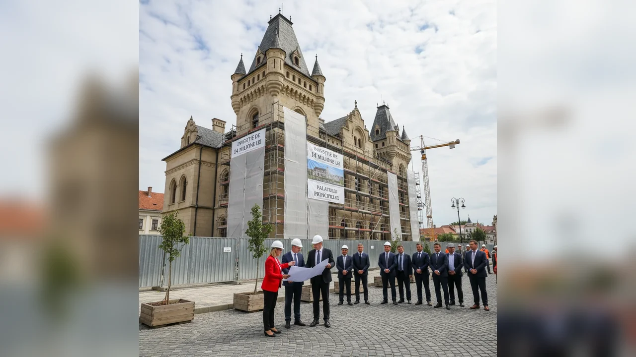 Contract semnat la Alba Iulia pentru reabilitarea Palatului Principilor, investiție de 14 milioane lei