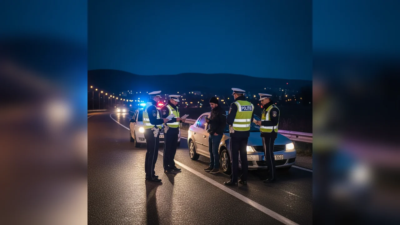 Controale rutiere la Alba Iulia și în Apuseni: amenzi de peste 5.400 de lei într-o singură noapte