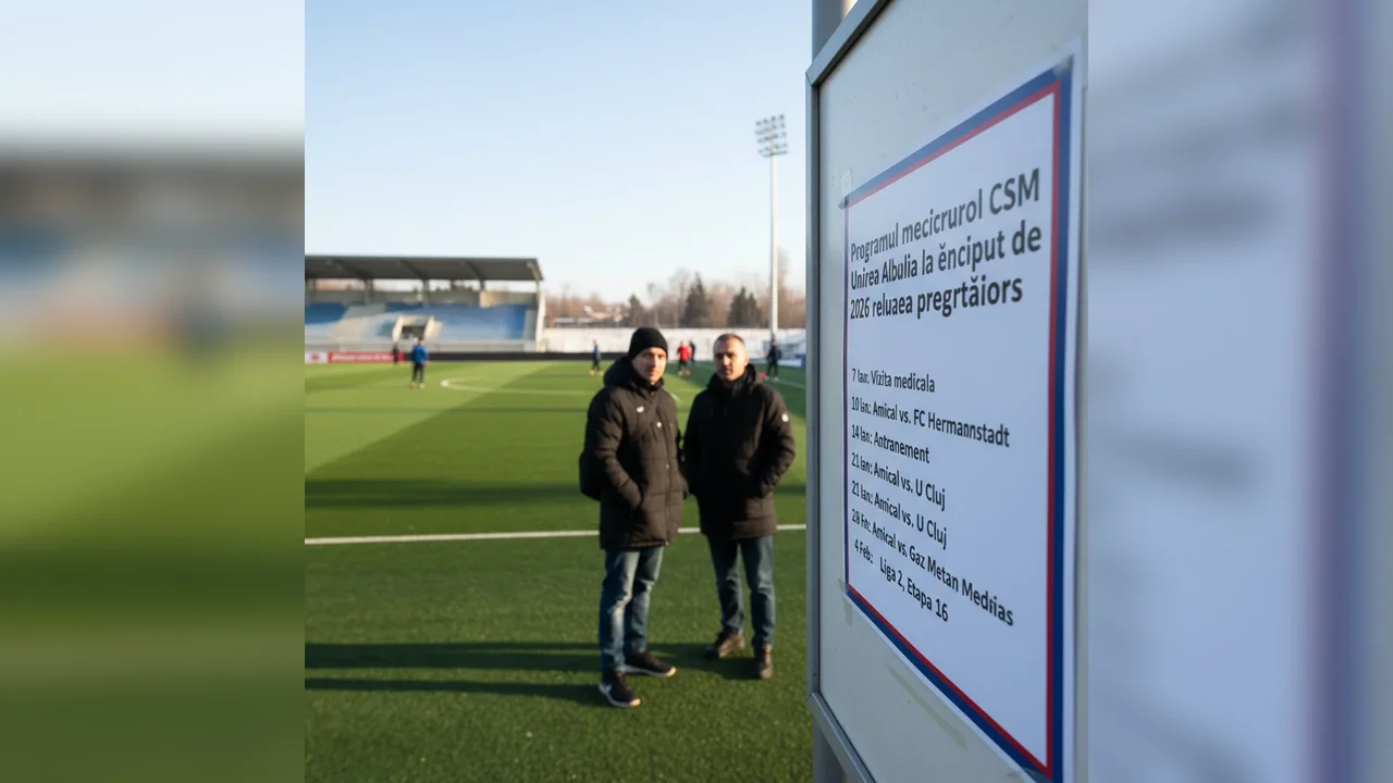 CSM Unirea Alba Iulia își anunță programul de început de an 2026 și reluarea pregătirilor