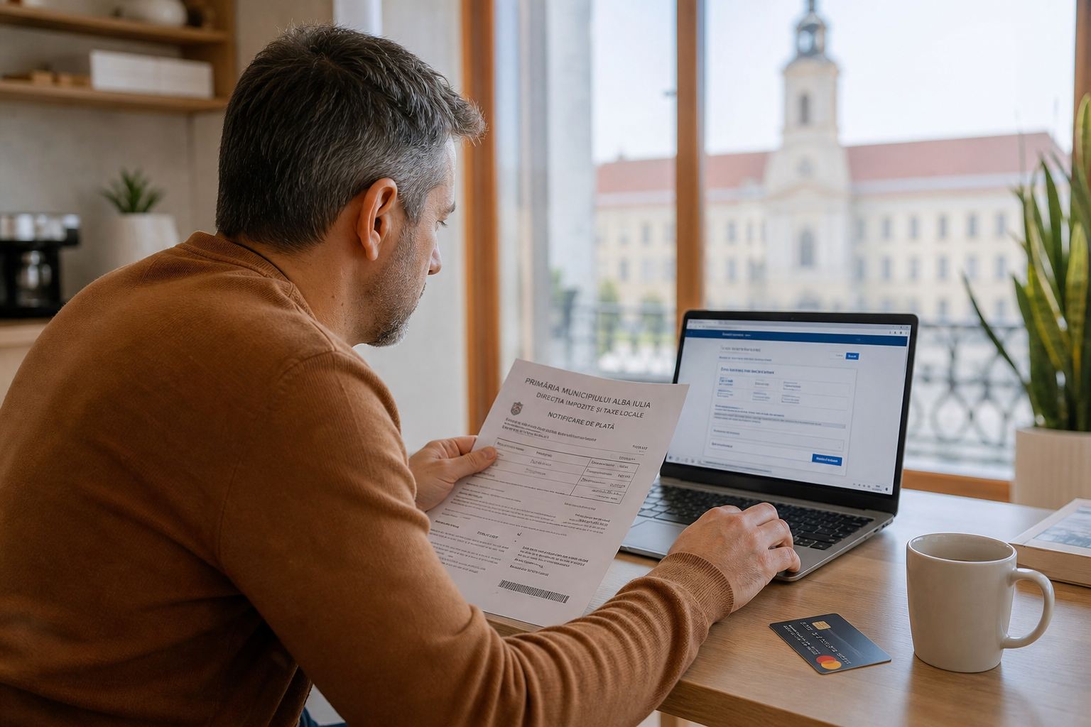 Cum plătești taxele locale în Alba Iulia online și fără drumuri inutile