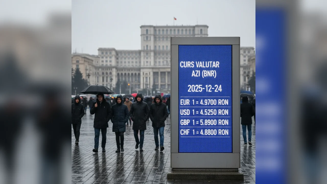 Curs valutar azi (BNR) – 2025-12-24