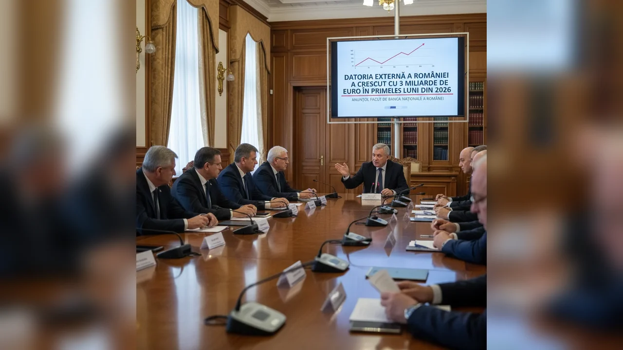 Datoria externă a României crește cu 3 miliarde de euro în 2026