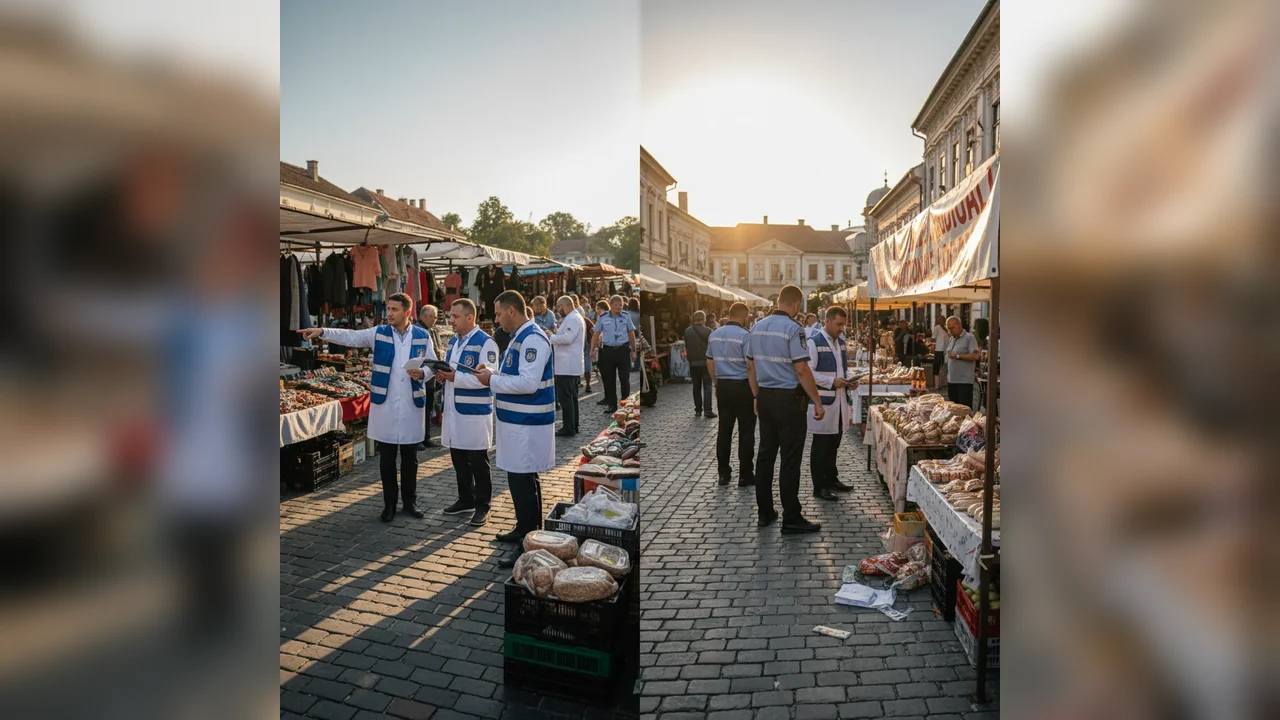 DSVSA și IPJ Alba au aplicat amenzi de peste 37.000 lei în talciocul din Alba Iulia și zona turistică pentru nereguli constatate