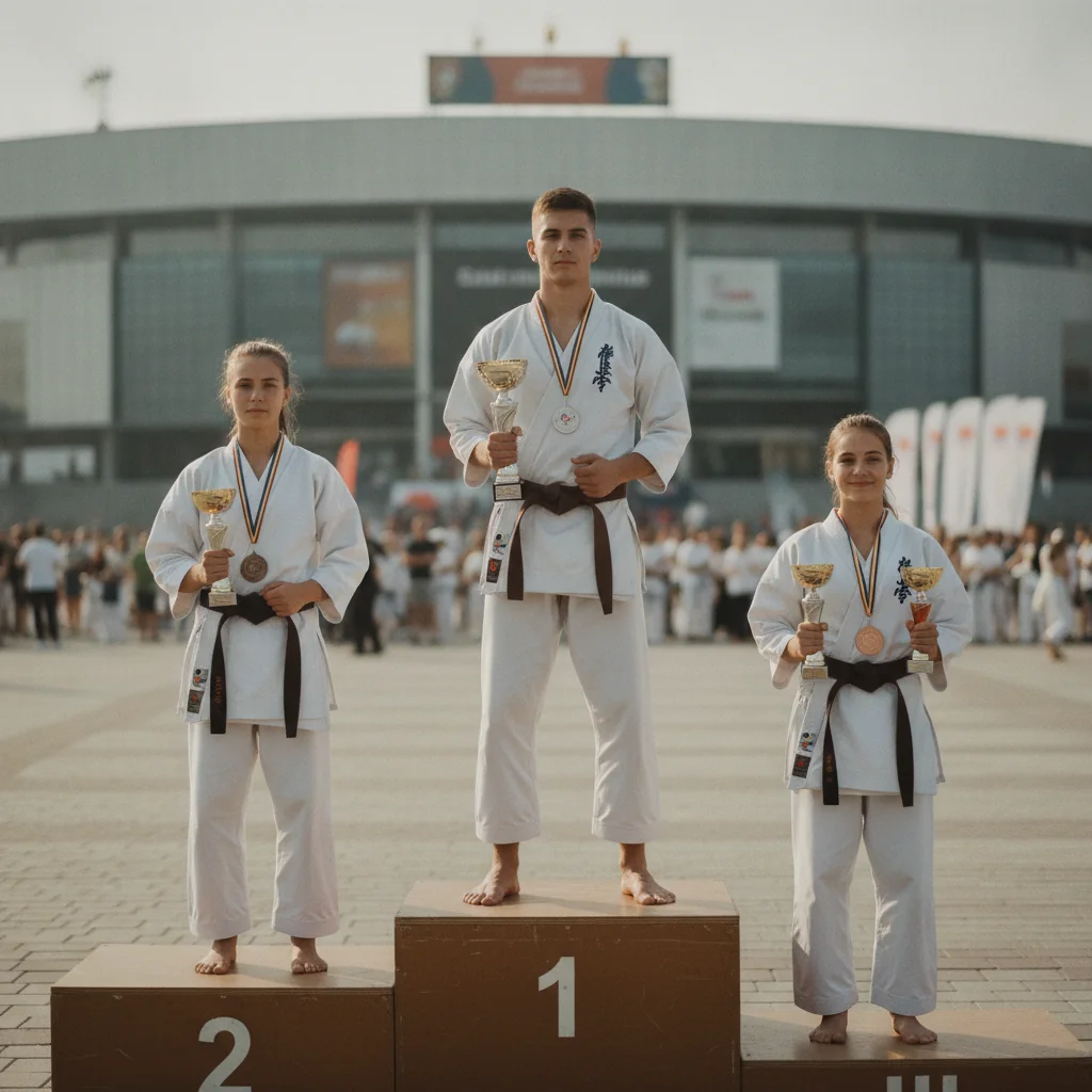 Enso Dojo Alba Iulia, trei podiumuri la Bucharest Challenge Cup 2026
