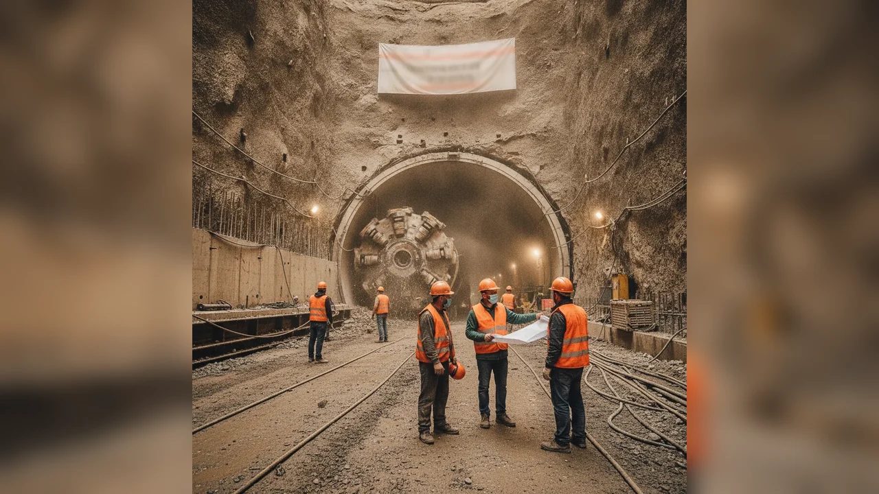 Excavațiile tunelului A1 Margina – Holdea, aproape de finalizare