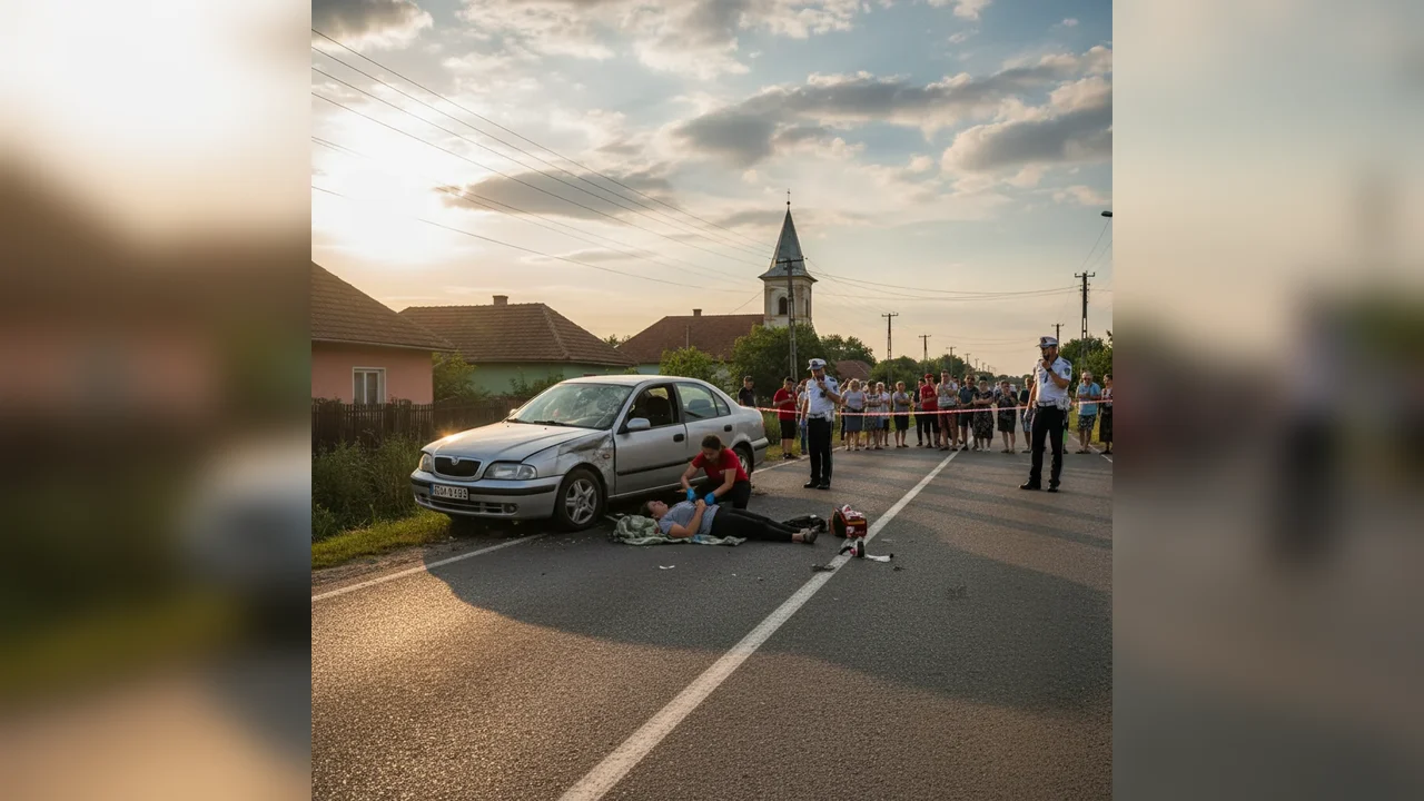 Femeie rănită după ce un pensionar de 86 de ani a fugit de la locul faptei