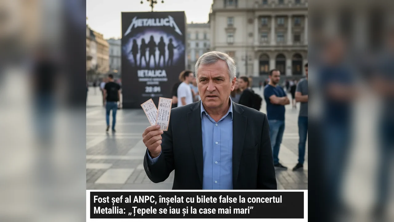 Fost șef ANPC înșelat cu bilete false la concertul Metallica