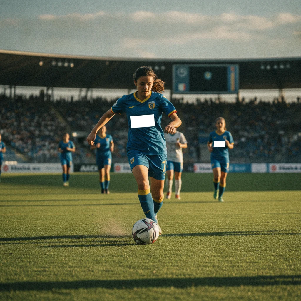 Fotbalista Daria Sibișean din Alba Iulia luptă pentru calificarea la Euro U17