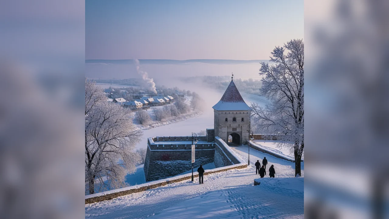 Ger persistent la Alba Iulia: temperaturi prognozate până la -16°C în următoarele nopți