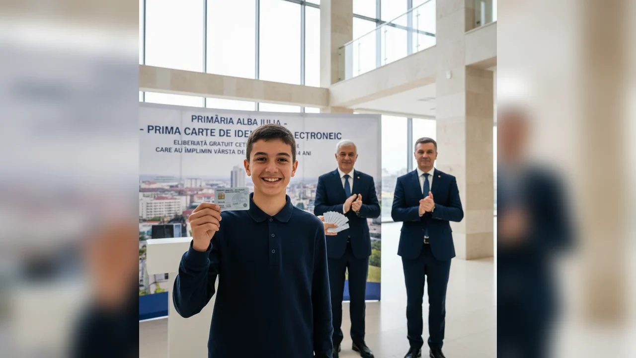 Identitate electronică: Alba Iulia oferă carte gratuită tinerilor de 14 ani
