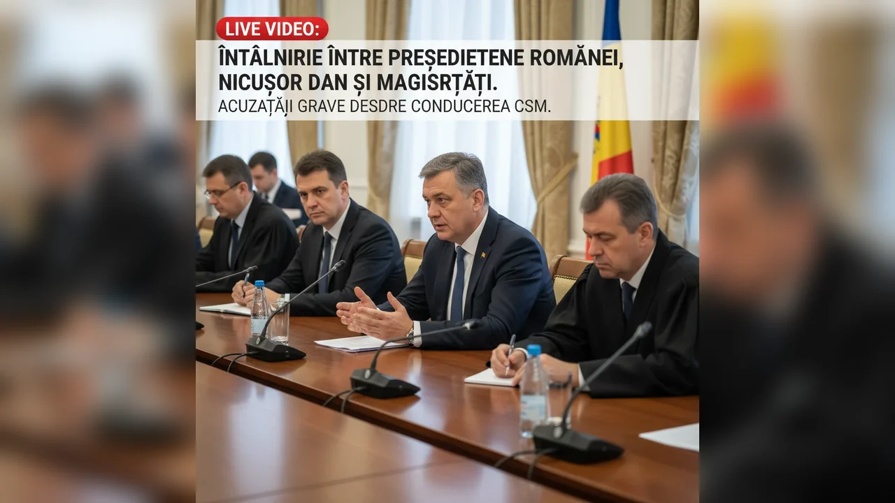 Întâlnire între președintele României, Nicușor Dan și magistrați – Acuzații grave la adresa conducerii CSM