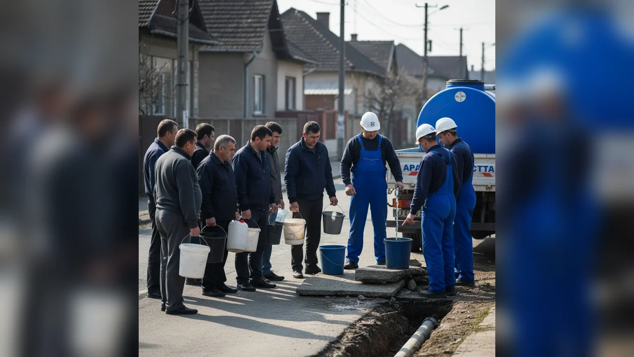 Locuitorii unui cartier afectați de o avarie temporară la rețeaua de apă potabilă – Precizările Apa CTTA