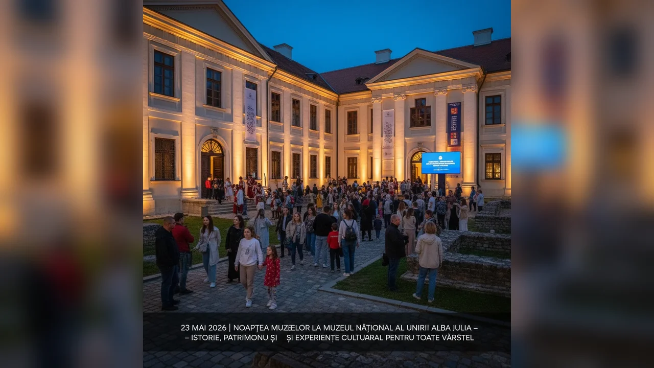 Noaptea Muzeelor 2026 la Muzeul Unirii din Alba Iulia: program complet