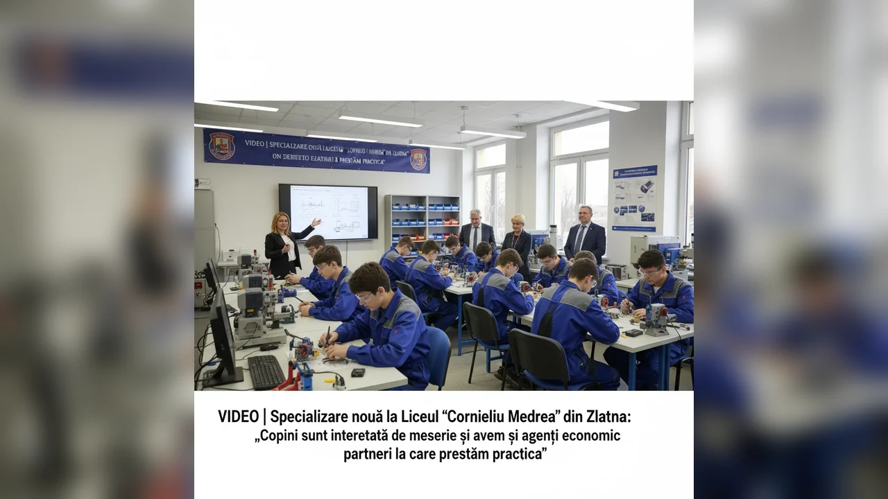 Nouă specializare la Liceul Corneliu Medrea din Zlatna
