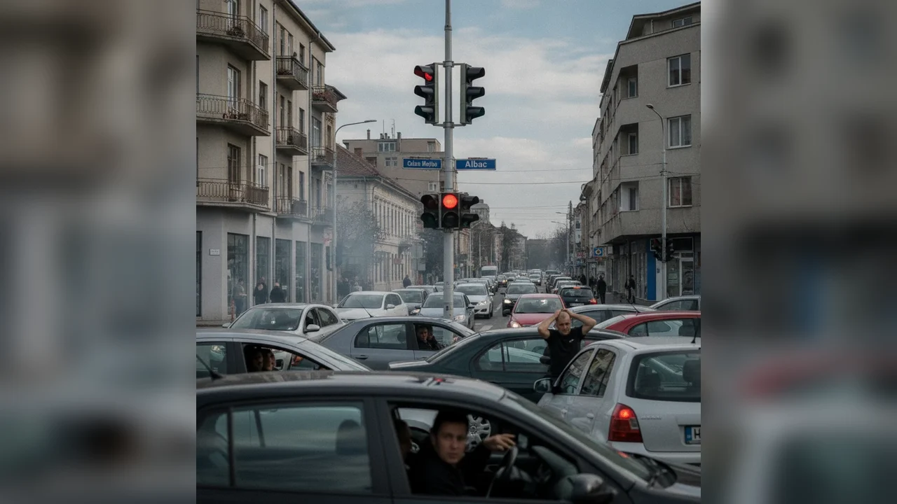 Noul semafor din Alba Iulia stârnește controverse în trafic