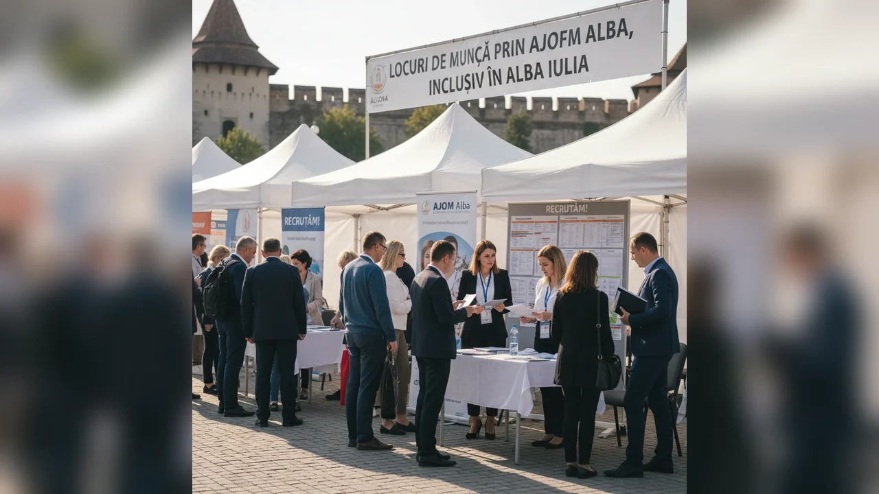 Oferta actualizată de locuri de muncă prin AJOFM Alba: 439 de posturi disponibile în județ, inclusiv la Alba Iulia