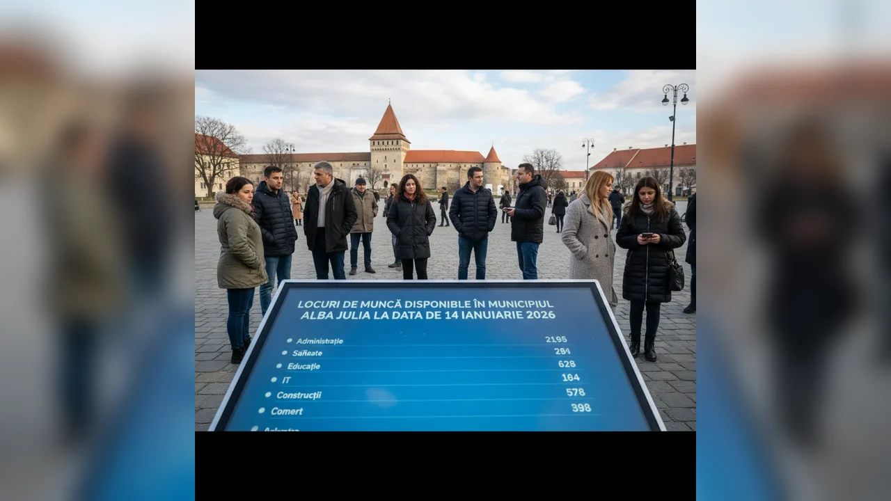 Oferte de angajare actualizate la Alba Iulia: lista locurilor de muncă publicată la 14 ianuarie 2026