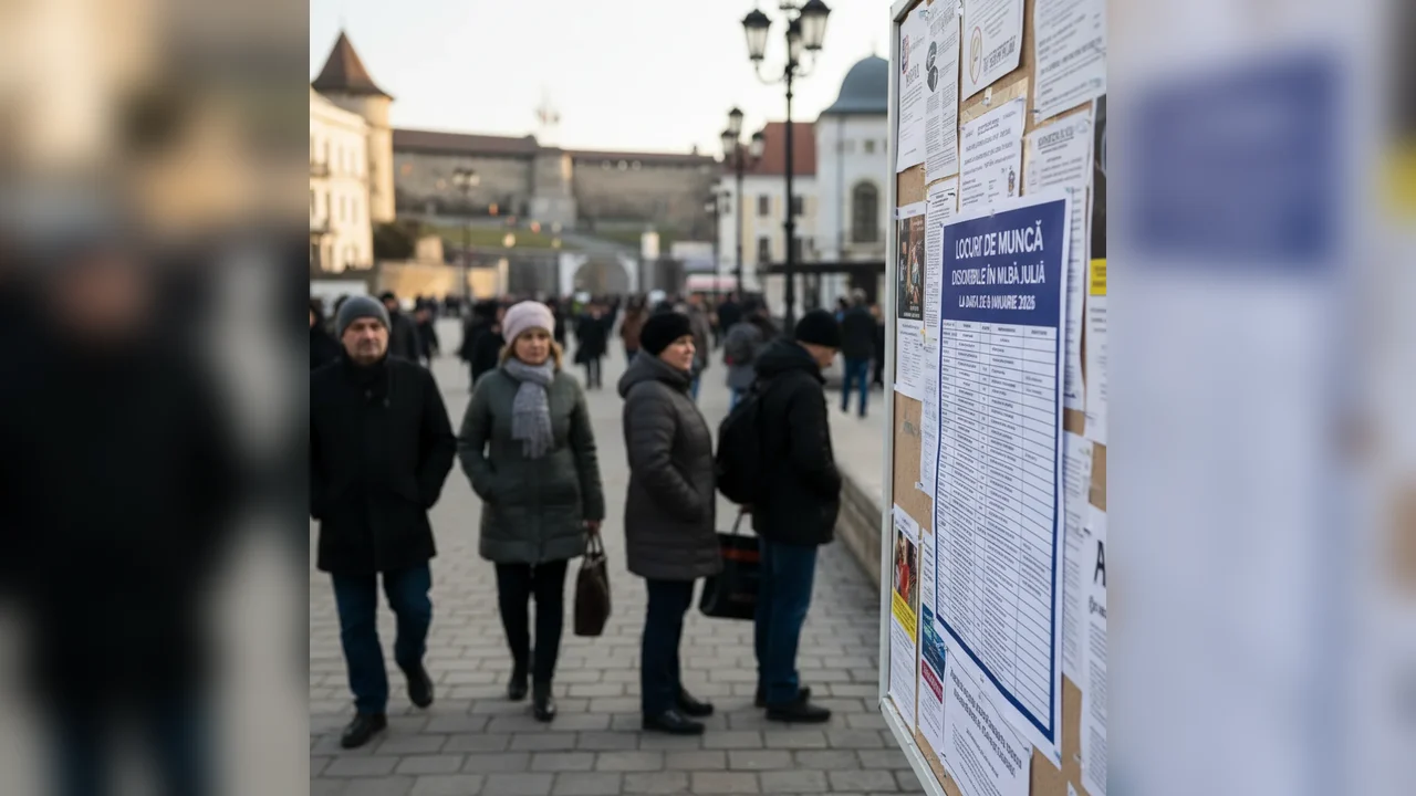 Oferte noi de angajare la Alba Iulia: lista locurilor de muncă publicată la 8 ianuarie 2026