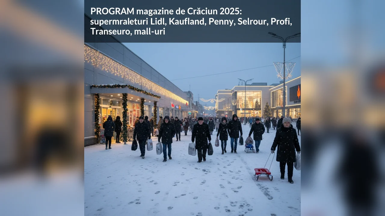 Orar Lidl, Kaufland, Penny, Carrefour, Profi, Selgros, Dacia, Transeuro și mall-uri