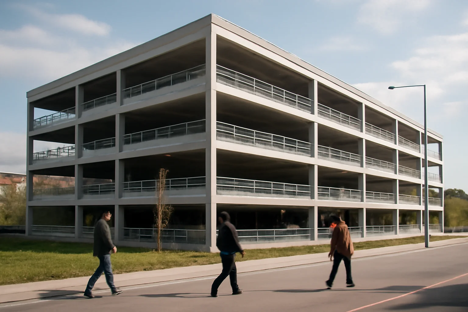 Parcarea supraetajată „Arnsberg” din Alba Iulia, aproape gata pentru deschiderea către public