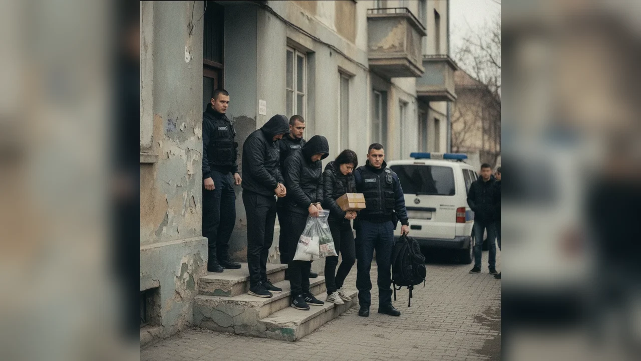 Patru reținuți pentru trafic de droguri în Deva